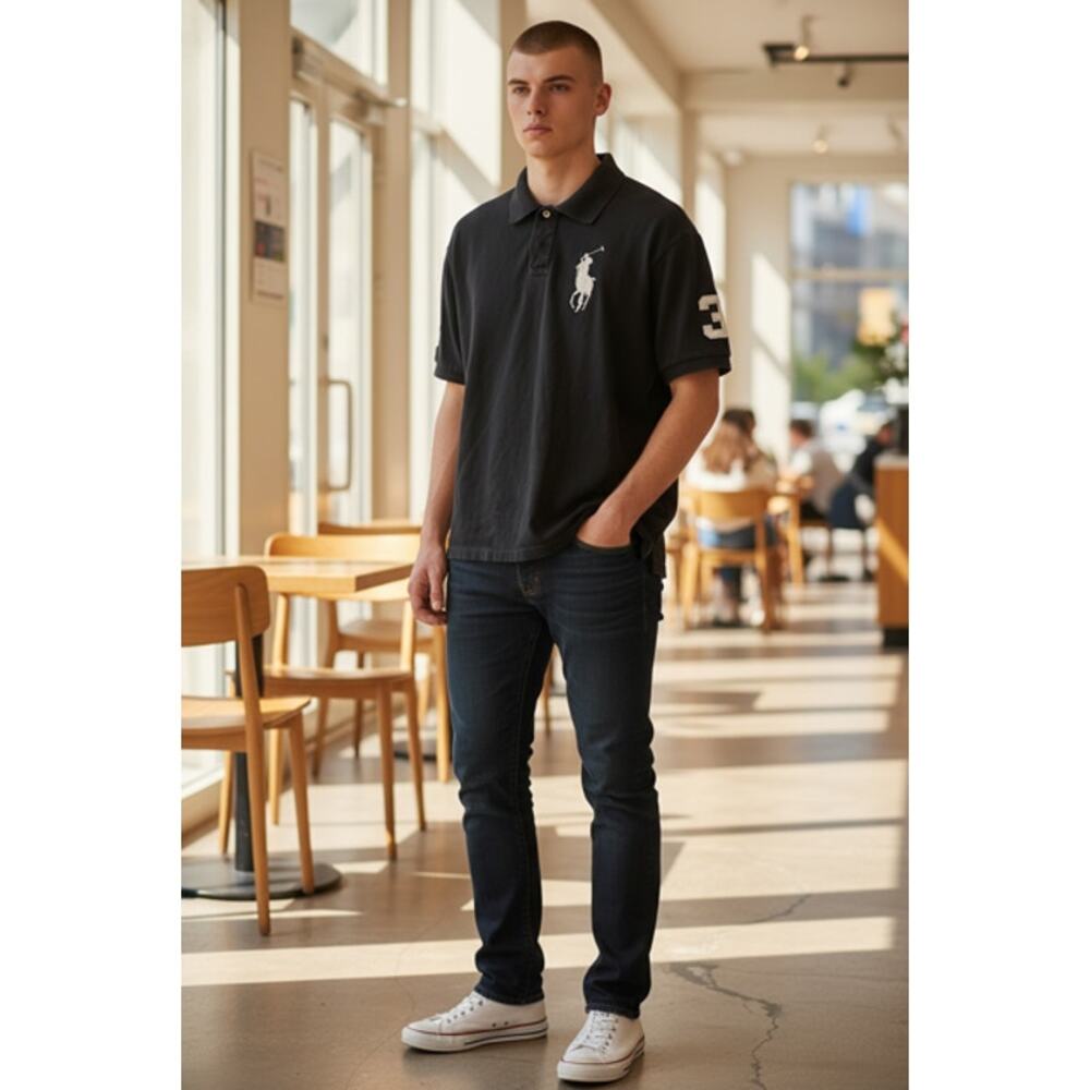 Polo by Ralph Lauren Men’s Black Classic Cotton Polo Shirt
